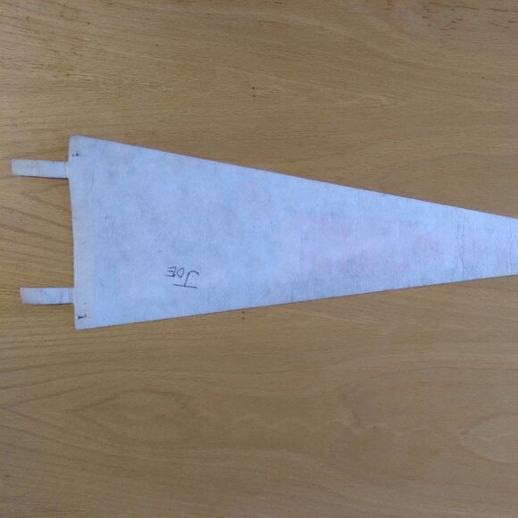 Vintage 60s Johnson Space Center Apollo 2 Moon Landing Pennant Flag - Picture 6 of 7